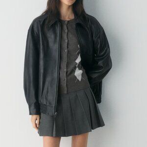 Aritzia Sunday Best Grey Olive Micro Skirt